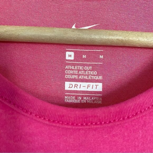 Nike Performance Dri Fit Pink Activewear Tank Top Shirt - Picture 4 of 5